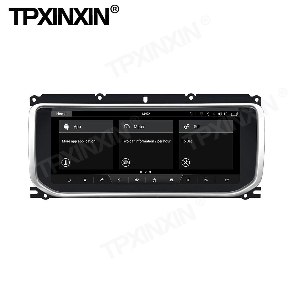 8+64G Carplay Car Radio 2 Din Stereo Receiver Android 10 For Land Rover Range Rover Evoque LRX L538 2011+ GPS Audio BT Head Unit