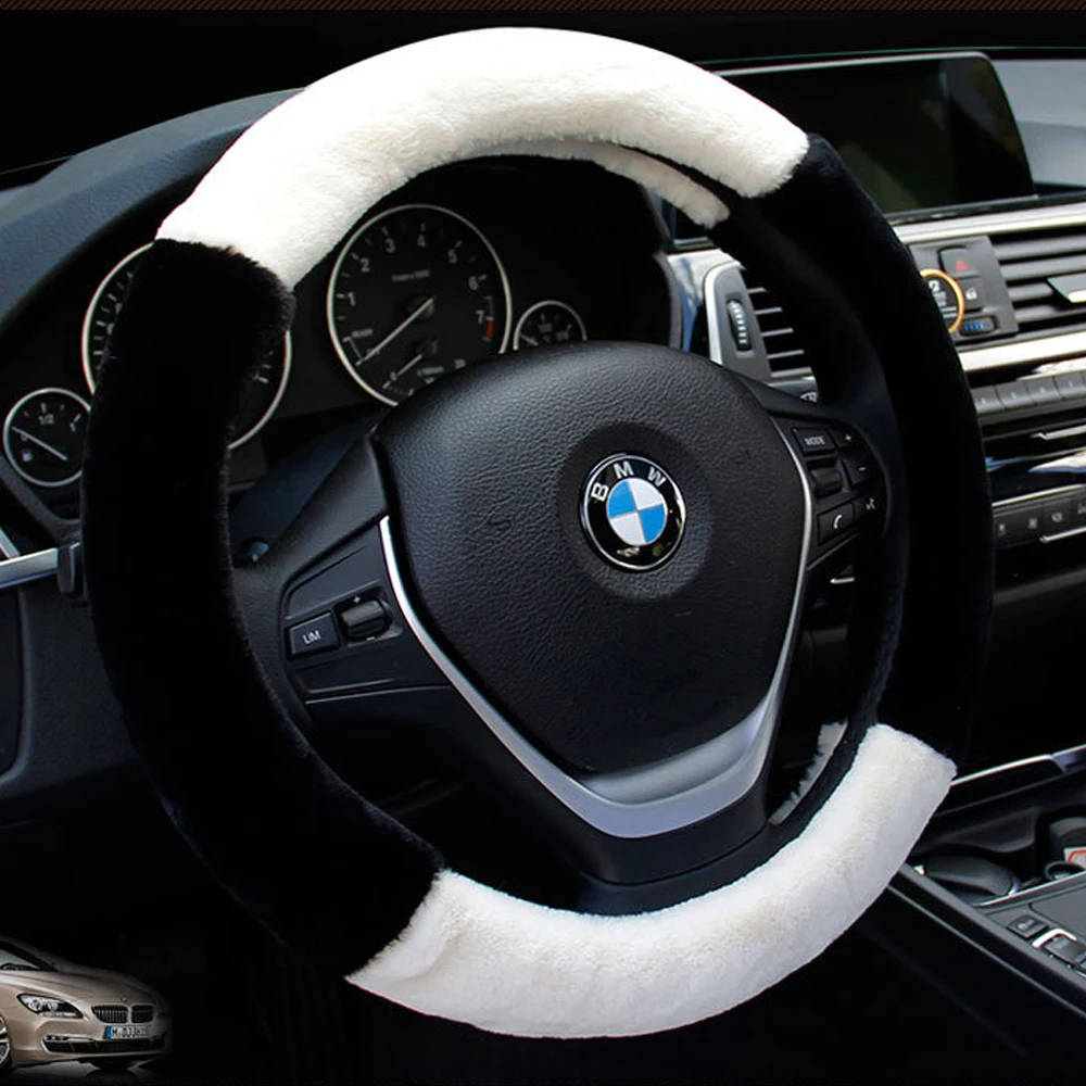 

Winter Interior Accessory Non-slip Car Steering Wheel Cover fit for BMW vw toyota skoda lexus audi lada nissan Kia Ford Hyundai