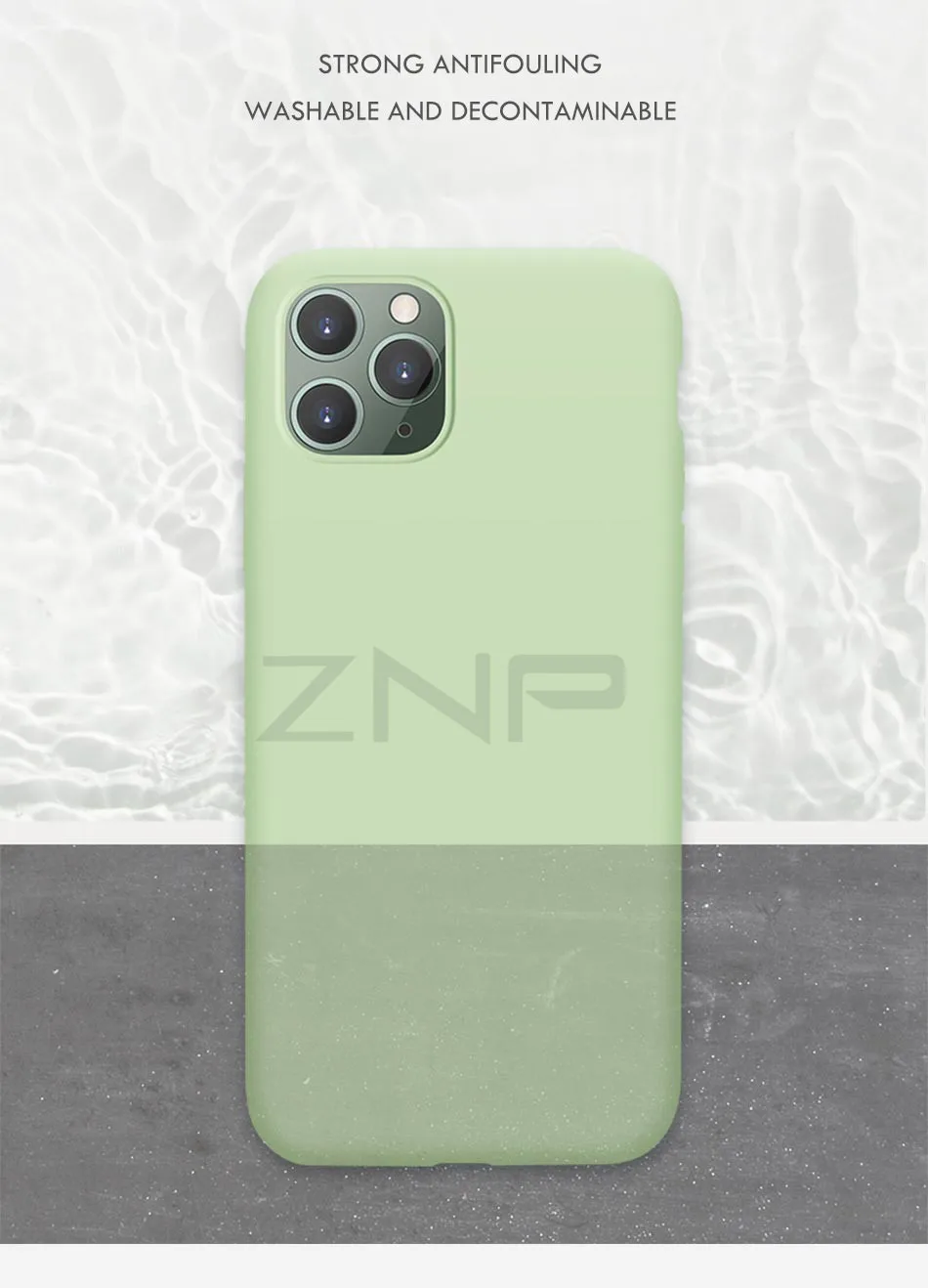 ZNP тонкий жидкий силиконовый чехол для iPhone 11 Pro XS Max X XR карамельный цвет мягкий чехол для iPhone 8 7 6 6s Plus X чехол для телефона Coque
