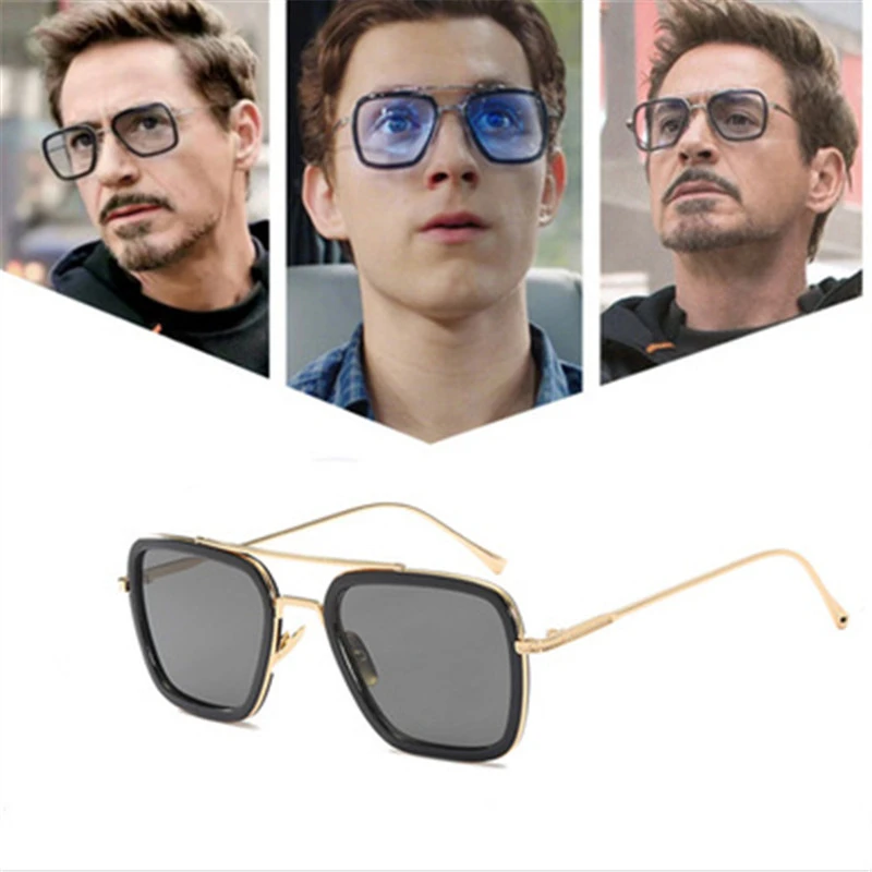 Gafas de superhéroe de Iron man, lentes de sol de Cosplay, de película| | - AliExpress