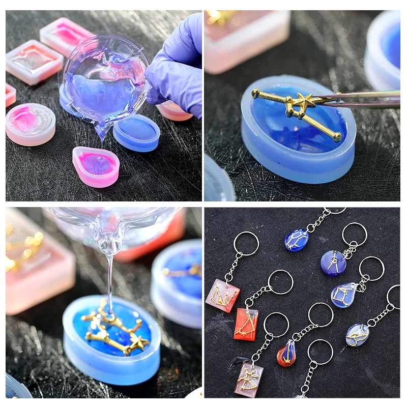 Transparent Epoxy Resin Molds Set Silicone Molds For Epoxy Resin