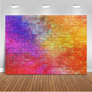 

Neoback Photography Backdrop Wall Graffiti Background Colorful Background for Photo Booth Studio 80s 90s Hip-Hop Design Party