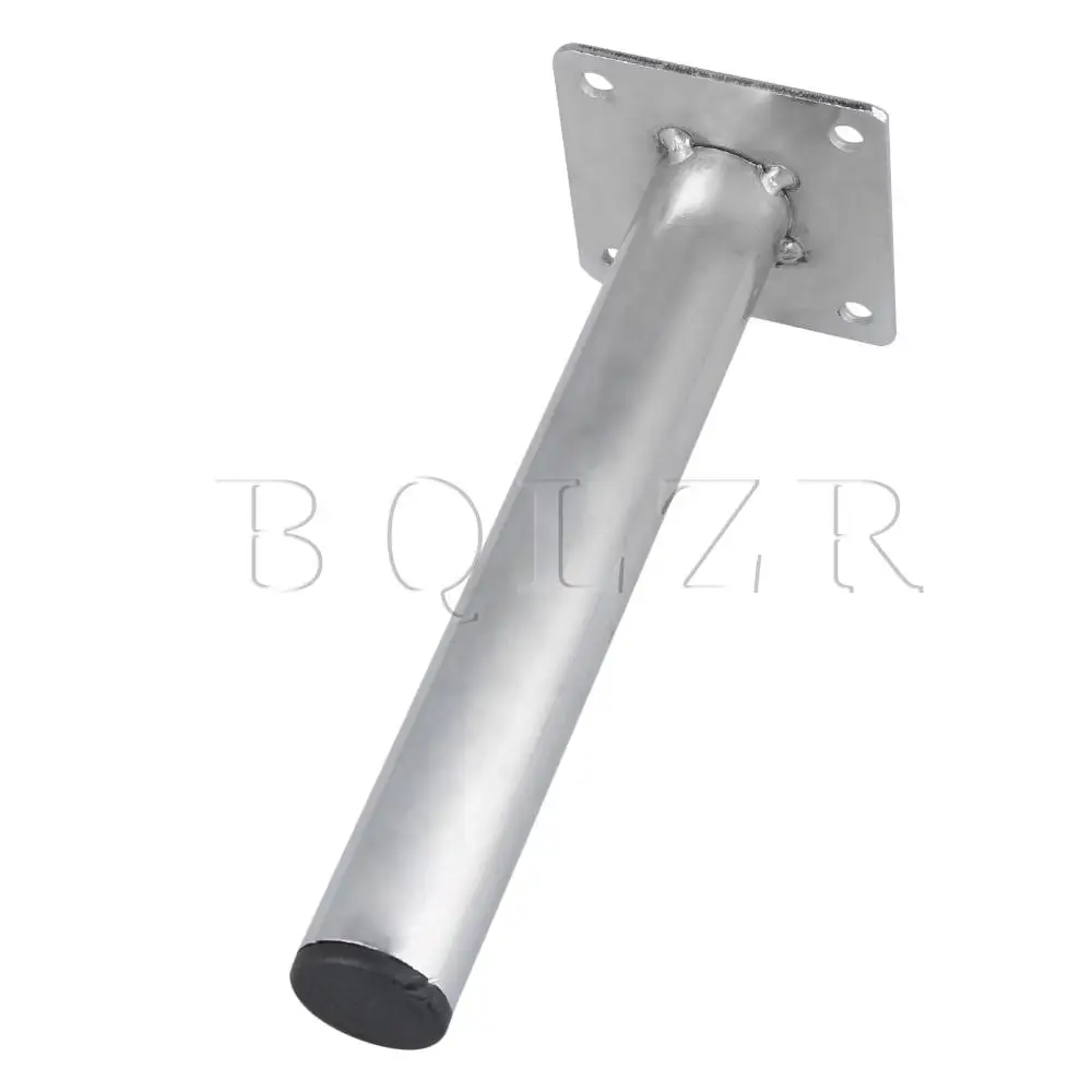 

BQLZR 17cm Stainless Steel Furniture Leg Square Base for Computer Desk Silver