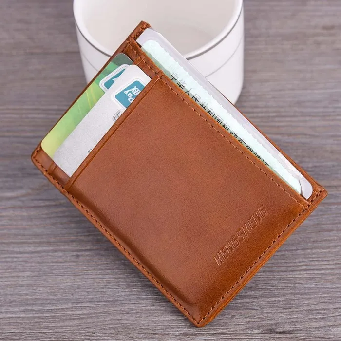 Мужской держатель для кредитных карт ID Card Mini Wallet Ручной Карманный чехол на молнии-OPK