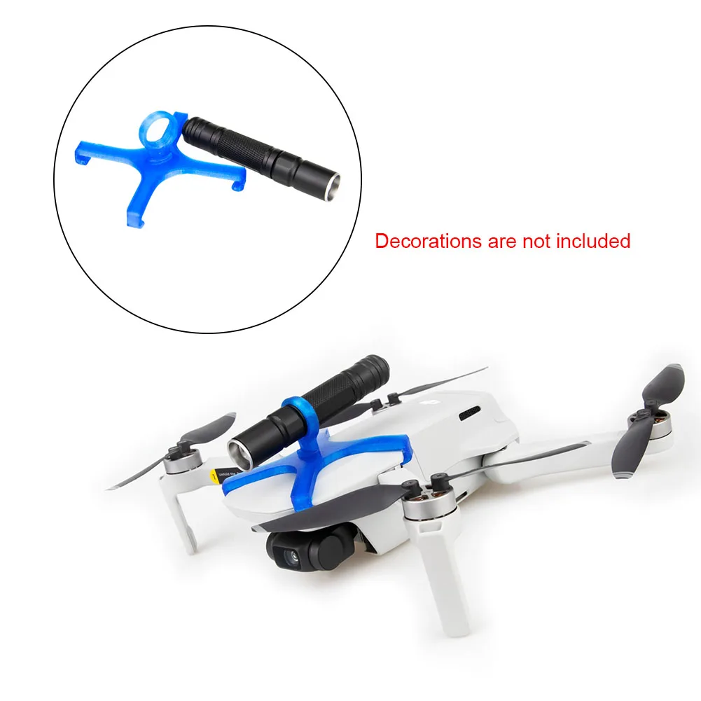 Buy Accessories Night Flight Led Light 200-500lm Professional Flashlight DIY Adjustable Brightness Mini For DJI MAVIC MINI Drone