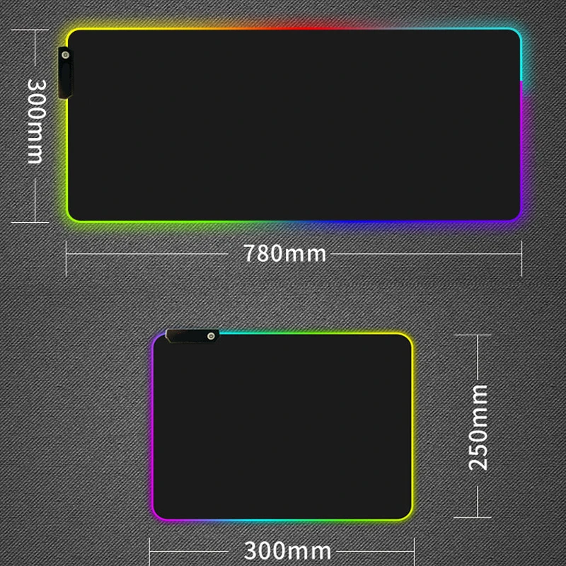 Ceny Luminous podkładka pod mysz do gier ponadgabarytowych cienkiej powierzchni wodoodporny do szycia biurko tkaniny Pad lampa kolorowa RGB Esports lampa atmosfera