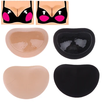 

2020 Women's Breast Push Up Pads Swimsuit Accessories Bra Inserts Pad Pasties Nipple Cover Sponge Bra Lingerie Stickers