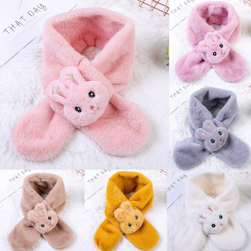 ARLONEET Kid's Scarves Children Boys And Girls Kids Keep Warm Shawls Collar Thickening Winter Scarf toddler winter scarf |