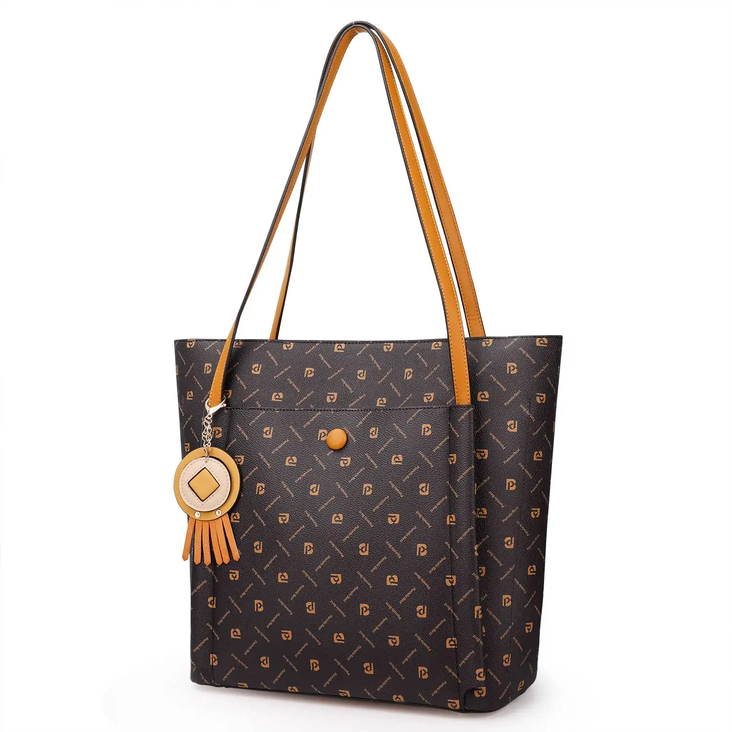 Brown Classical Women's Large Capacity Shoulder Bags