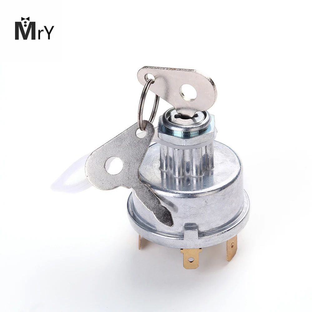 Ignition Switch Starter Universal Tractor Car Start Lock with 2 Key For Massey Ferguson David