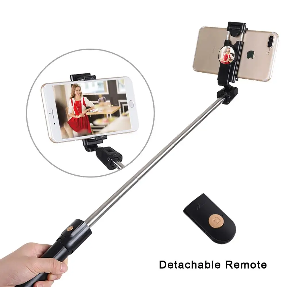 

Portable Handheld Selfie Stick Tripod Hidden Monopod Bluetooth Self-timer Lever Holder for iPhone