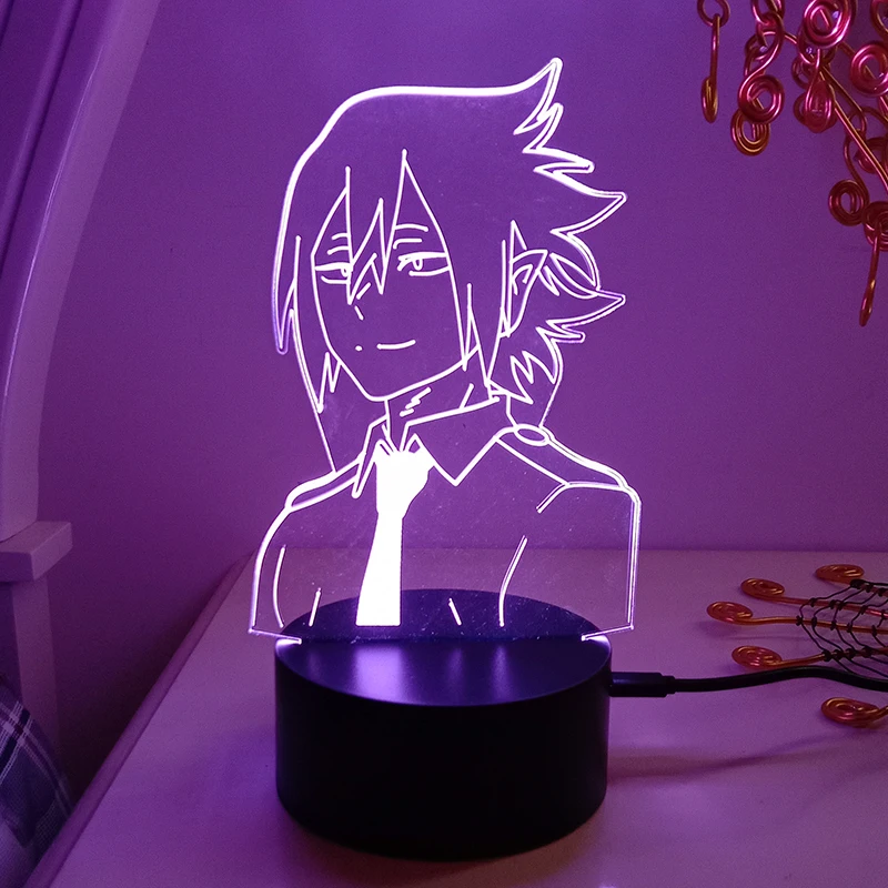 My Hero Academia Tamaki Amajiki 3d led lamp for bedhome manga ninght lights anime figure room decor lampara de noche dormitorio best night light