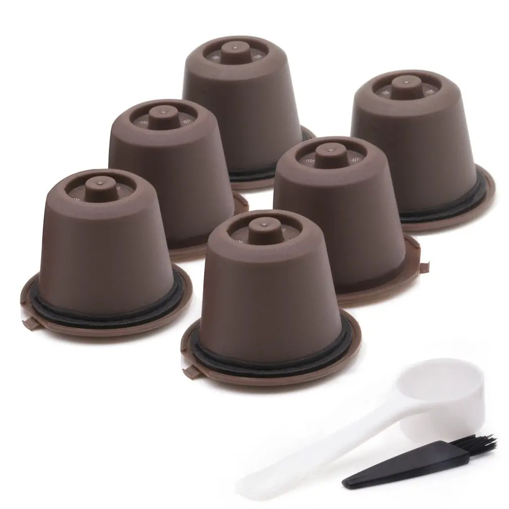 

Reusable Coffee Pods Small Reusable FilLED Coffee Capsule Cup Coffee Filter Repeatable Recycling Coffee Caps