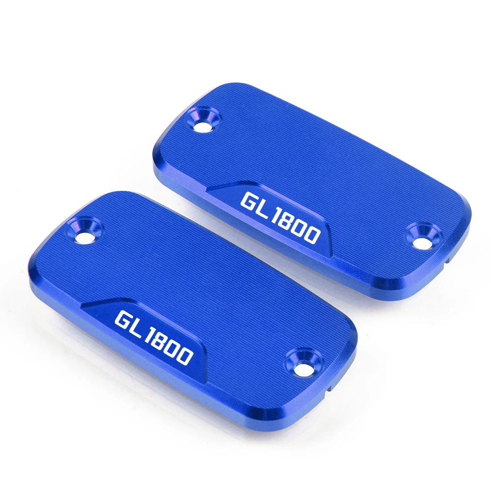 

CNC Aluminum Motorcycle Accessories Power Front Brake Cylinder Fluid Reservoir Cover Cap with logo for Honda GL1800 2003-2014