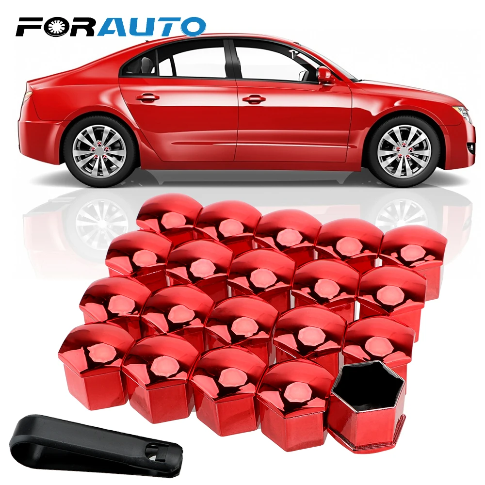 FORAUTO 20 Pieces 19mm Car Wheel Nut Caps Tyre Bolt Auto Hub Screw Cover Anti-Rust Protection Covers Styling | Автомобили и