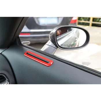 

Decor Car Accessory Red For Dodge Challenger 2015+ 1Pair Outlet Trim Cover