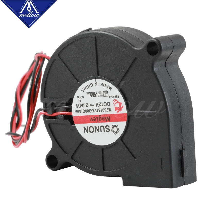 Ventilador da Impressora Ventilador de Refrigeração Mellow Sunon up 24v 0.17a Suspensão Magnética Rolamento Ventilador Centrífugo dc Turbo 5015s 3d 5015 12v - Imagem 6
