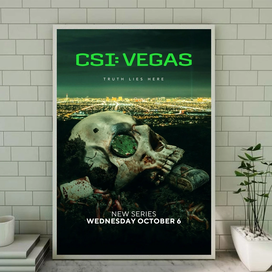 Постер ТВ-сериала CSI Vegas кино холст постеры принты живопись для украшения дома