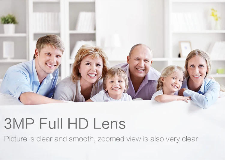 1.3MP 3.0MP Panoramic Wifi Camera 360 Degree Mini Small Size 3D Vision Home Security Smart Bulb Wifi IP Camera 10 Meters IR 3