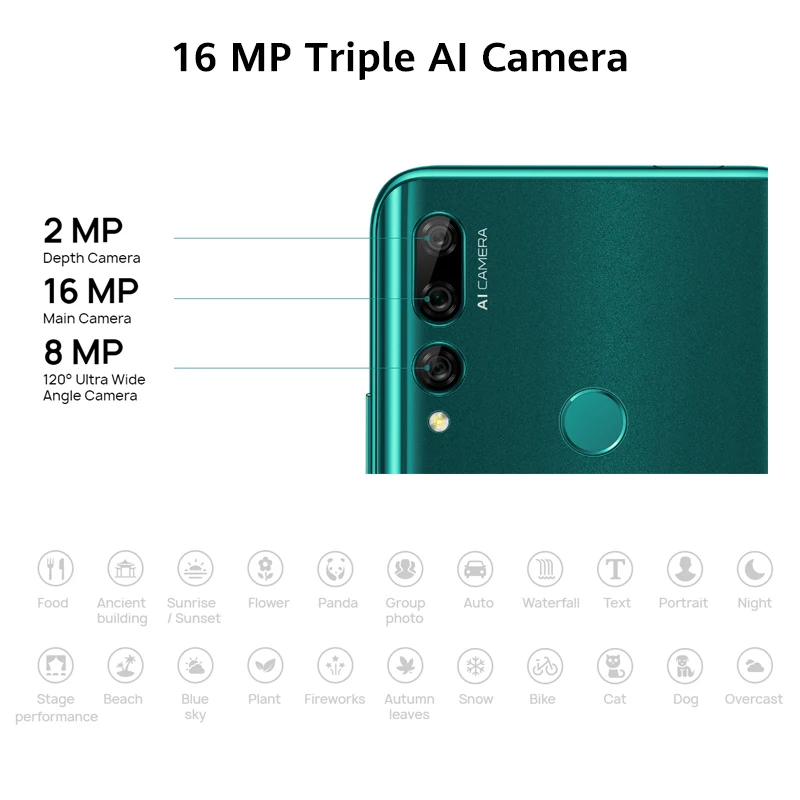 Глобальная версия huawei Y9 Prime смартфон AI Тройная задняя камера s 4 ГБ 128 ГБ Авто всплывающая фронтальная камера 6,5" мобильный телефон Скидка 600 руб. /. При заказе от 5500 руб. /Промокод: newyear60