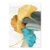 Blue Green Yellow Gold Leaf Plant Flower Canvas Poster Abstract Painting Wall Art Print Nordic Modern Pictures Living Room Decor 7
