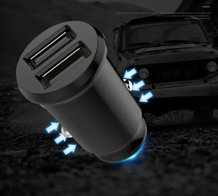 Xclusion Мини Быстрый двойной Переходник USB для зарядки в машине 3.1A автомобильная зарядка для планшета мобильного телефона автомобильное зарядное устройство двойной USB зарядное устройство для телефона