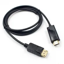 Tonbux 1,8 м HDMI кабель 1080P Дисплей порт Дисплей Порт DP штекер HDMI штекер M/M кабель адаптер для MacBook Air Dell монитор