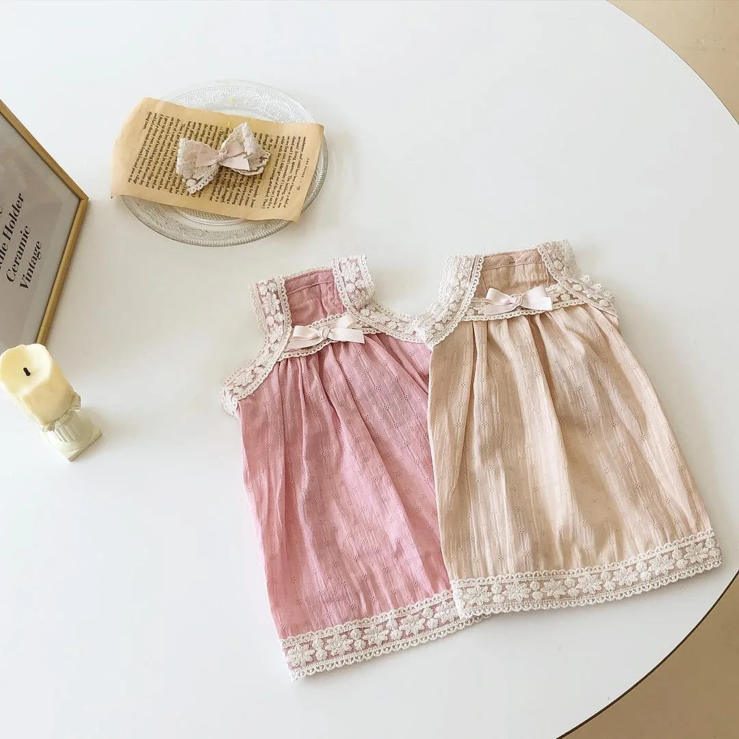 Summer Dog Dress Puppy Clothing Lace Sling Dog Dress For Small Dogs Girl Spring Skirt Bichon Teddy Pet Wedding Skirt