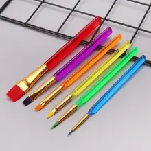 6 шт набор кистей для рисования для художника нейлоновые волосы для акварели акриловая гуашь масляная краска сделай сам Ремесло LX9A