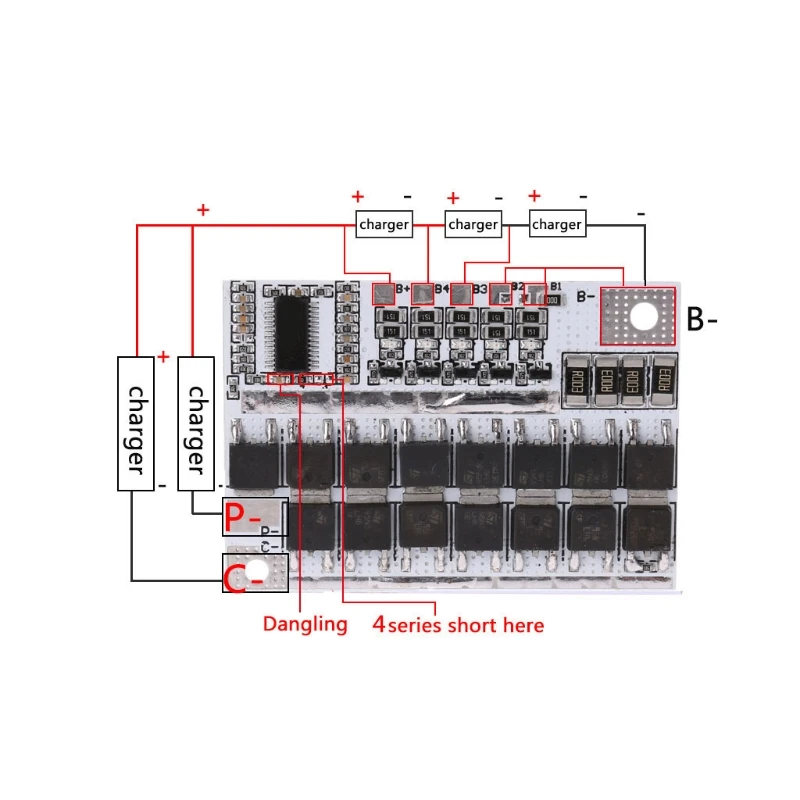 12 В 100A 4S BMS Li-Ion LiFePO4 жизнь ЛМО литиевая батарея защиты платы AXYF