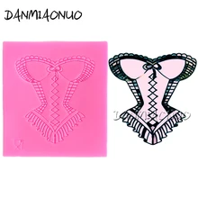 DANMIAONUO A0507018 Bikini Lace Pop Cake Formy Silikonowe 3d Stampi In Silicone Moule Patisserie Coeur Candy Mold