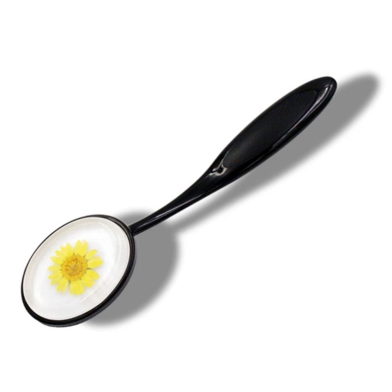 Новые инструменты для макияжа Цветочная силиконовая губка пуф для макияжа с черной ручкой для жидкой основы BB крем основы красоты - Цвет: yellow flower