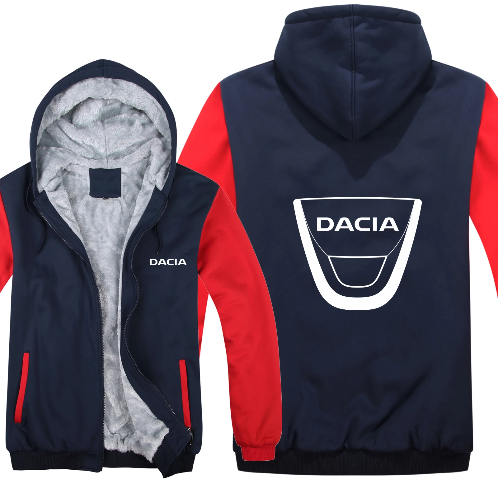 Зимние толстовки DACIA, мужское модное пальто, пуловер, шерстяная куртка с подкладкой, DACIA, толстовки с капюшоном, HS-080