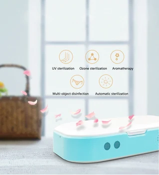 

UV Light Phone Sterilizer Box Jewelry Phones Cleaner Personal Sanitizer Disinfection Cabinet Cosmetic Tool Disinfection Machine