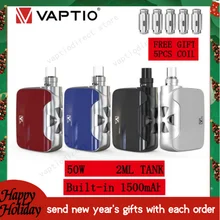 【Отправить Новогодний подарок 】 вейп-комплект электронной сигареты 50 Вт Fusion 1500 мАч испаритель мод 2 мл батарея пара