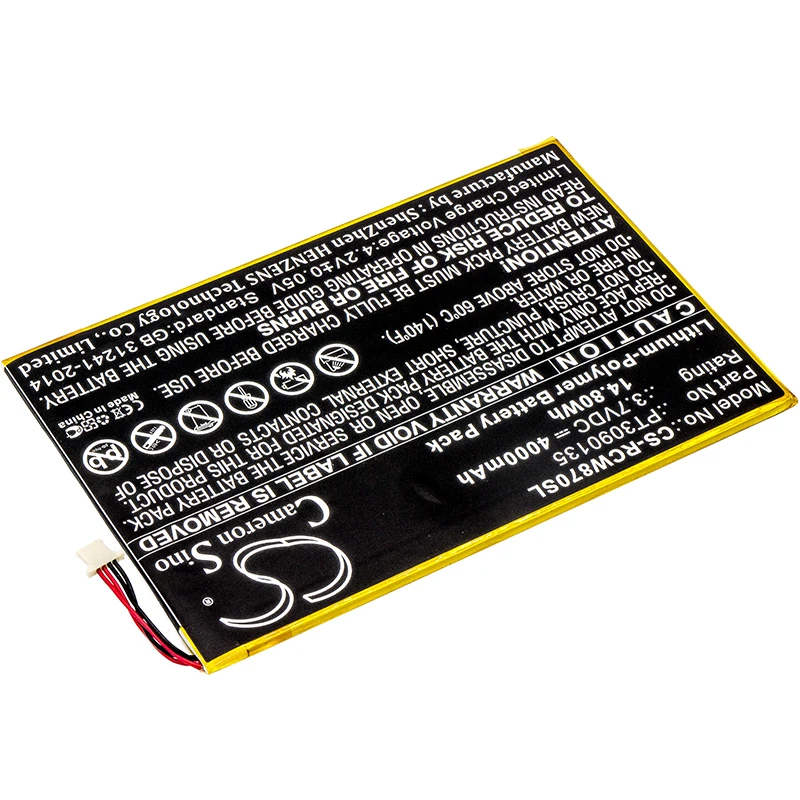 Обновленная батарея для RCA Galileo Pro 11,", RCT6303W87, RCT6303W87DK