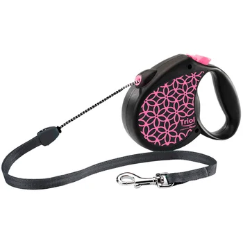 

TRIOL TRIOL FLEXI LIFE PINK rope leash for animals roulette 5m resolution black and pink S
