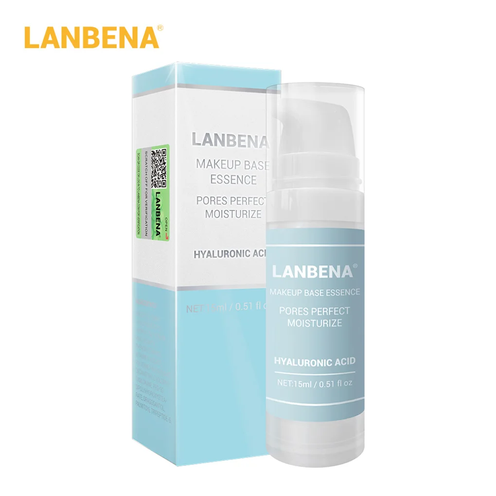 LANBENA 24K золотой прекурсор для макияжа Гиалуроновая Кислота Витамин С Осветляющий крем-основа для макияжа эссенция