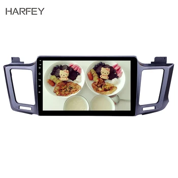 

Harfey GPS Nav In Car with Touch Screen for 2013-2016 Toyota RAV4 10.1" Android 9.1 3G WiFi AM FM Radio Bluetooth USB DVR SWC