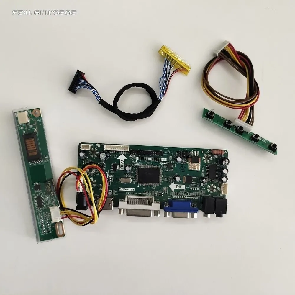 Kit de Claa154wb05an m. Nt68676 Hdmi Mais Dvi Mais Vga 1280×800 15.4 Lcd Painel de Controle de Áudio Tela de 30 Pinos
