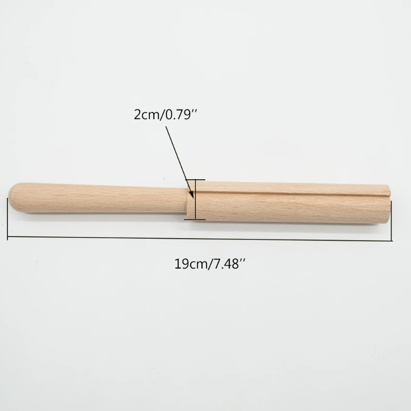 1PC Wooden Yarn Cutter Tool Hook Crochet for Tapestry Carpet Rug Making DIY Embroidery Crafts Decor