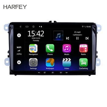 

Harfey Universal Car 9" Android 10.0 Radio 2Din Stereo for VW SEAT LEON CUPRA Golf Passat b5 b6 CC Sharan Polo Skoda Magotan EOS