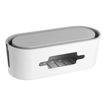 

Supplies Fashion Multifunction Socket Cable Storage Box Tidy Extension ABS Wire Management Organizer Power Strip Safety Case