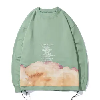 

Letter Printed Sweatshirts Mens 2019 Autumn Harajuku Casual Cotton Pullover Fashion Hip Hop Long Sleeve Streetwear