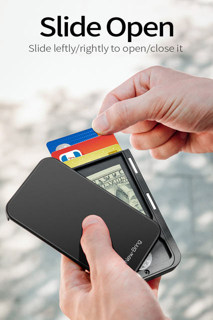 Minimalist Wallet Rfid Carbon Fiber Wallet For Anti Theft Credit Bank Cards