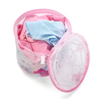 

Clothes Laundry Bag Bra Washer Stocking Protection Cover Zip Pocket Underwear Pouch Basket Washing Machine Cleaning Mesh Bags