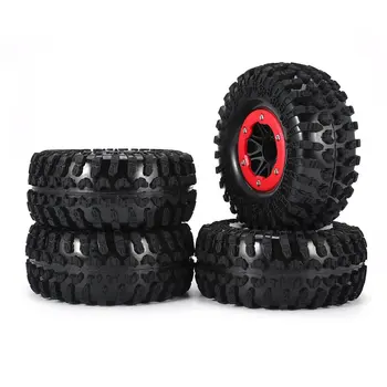 

4Pcs AUSTAR AX-3021A 2.2inch Rubber Tyre Tire Wheel Rim Hub for 1/10 RC Crawler Model HSP HPI Spare Parts Accessories