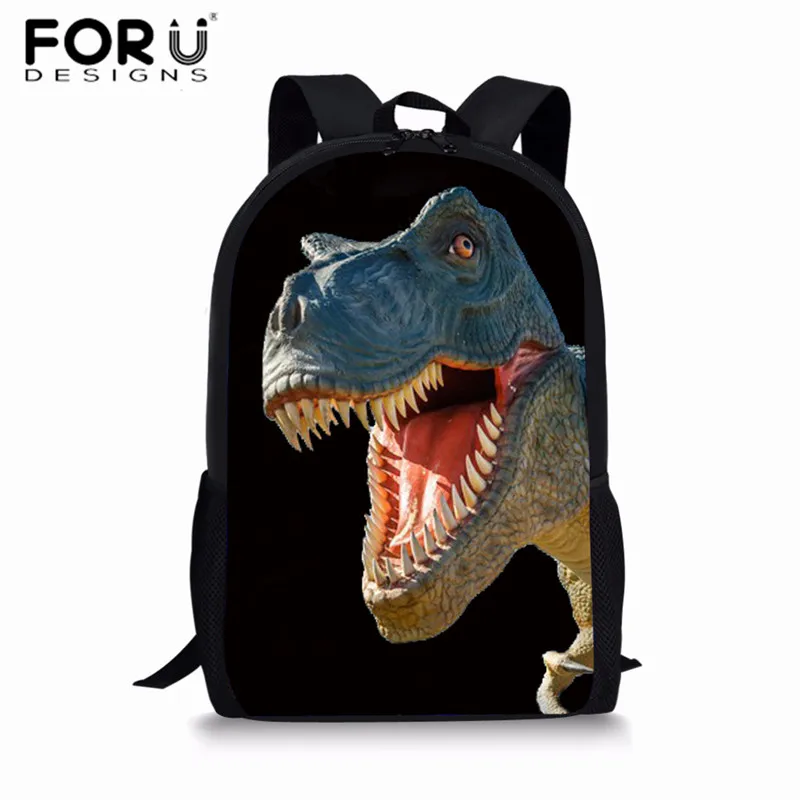 FORUDESIGNS Jurassic World детские школьные ранцы для мальчиков T-rex рюкзак в виде динозавра первичные Детские рюкзаки детская сумка на подарок Mochilas - Цвет: Z3361C