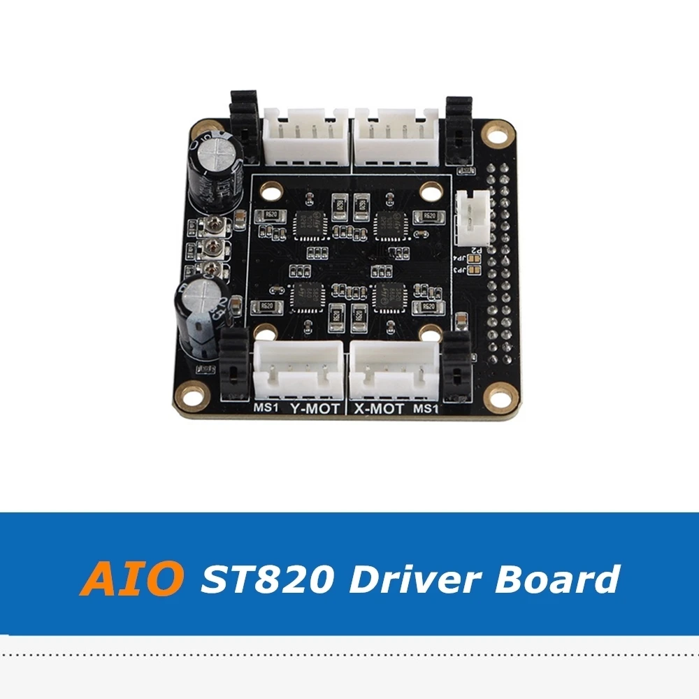 1 шт. V1.2 4X ST820 драйвер платы интегрированный адаптер модуль для все в одном AIO II V3.2 MCU 32 бит материнская плата 3d принтер запчасти