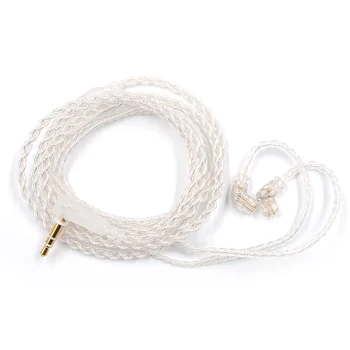 

KZ ZSN Pro / ZS10 Pro headset silver-plated upgrade line 2PIN needle 0.75mm high purity oxygen-free copper headset line